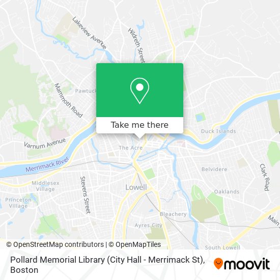 Pollard Memorial Library (City Hall - Merrimack St) map