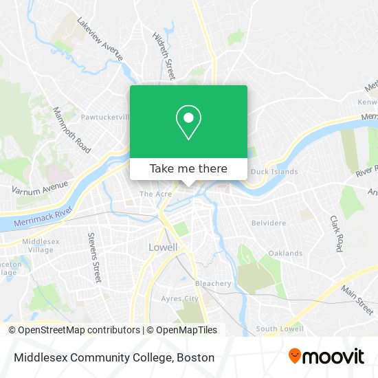 Middlesex Community College map