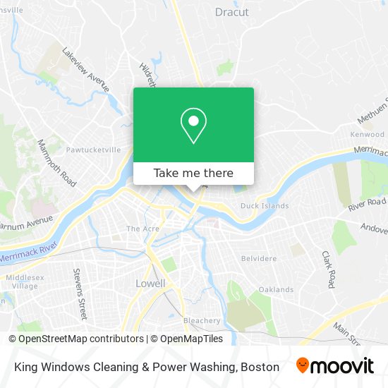 Mapa de King Windows Cleaning & Power Washing