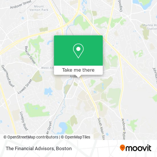 The Financial Advisors map