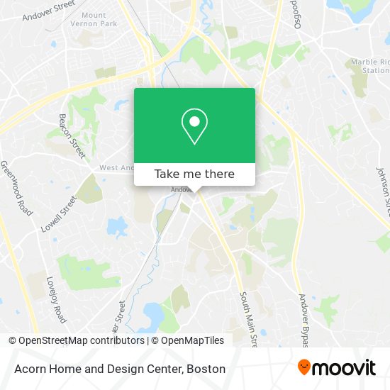 Acorn Home and Design Center map