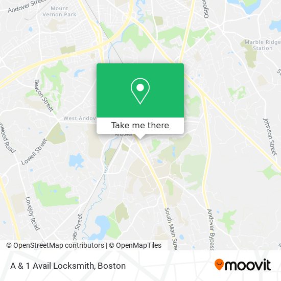 A & 1 Avail Locksmith map