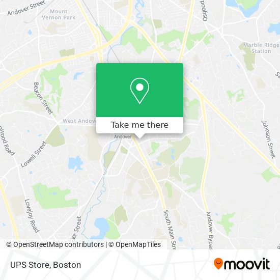 UPS Store map