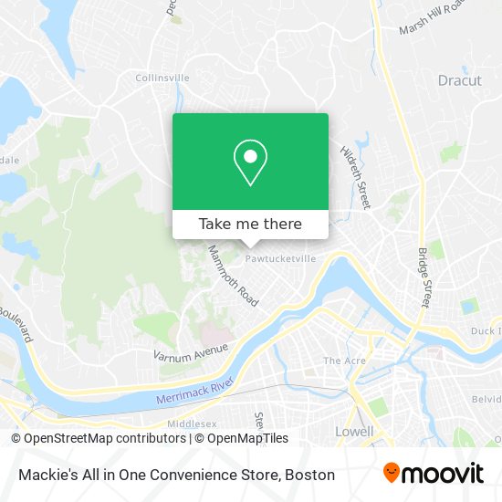 Mapa de Mackie's All in One Convenience Store