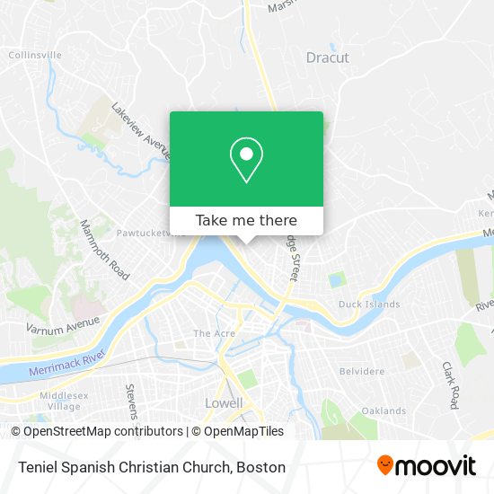 Mapa de Teniel Spanish Christian Church