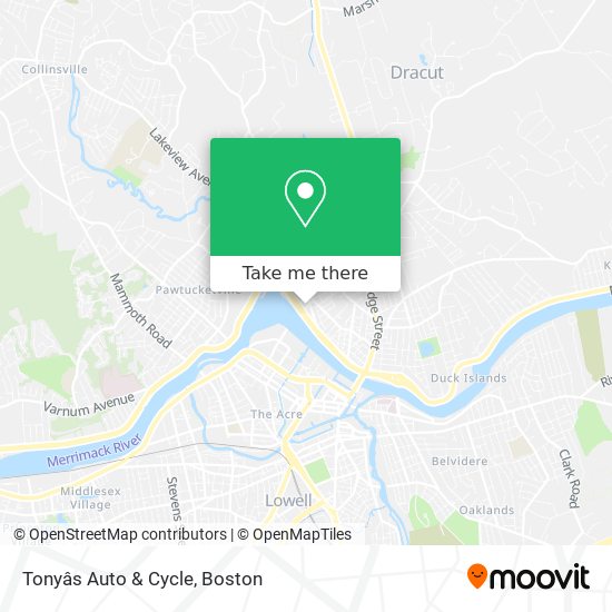 Tonyâs Auto & Cycle map