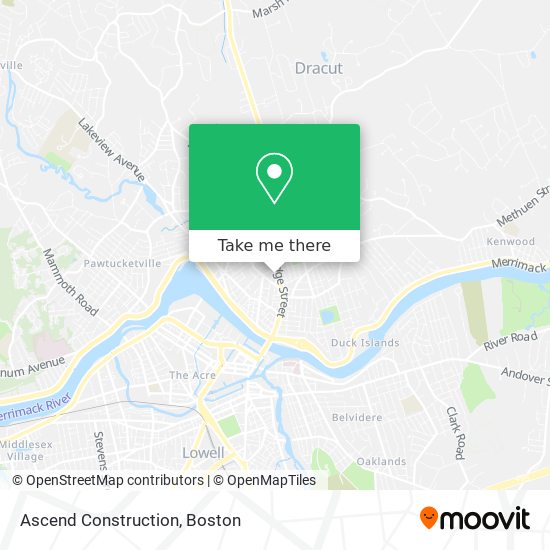 Ascend Construction map