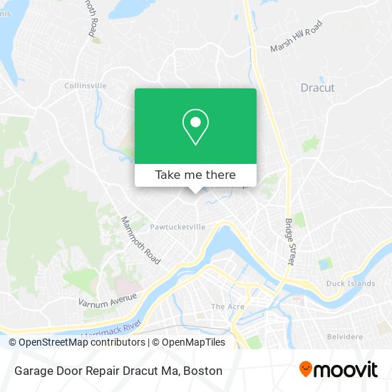 Garage Door Repair Dracut Ma map