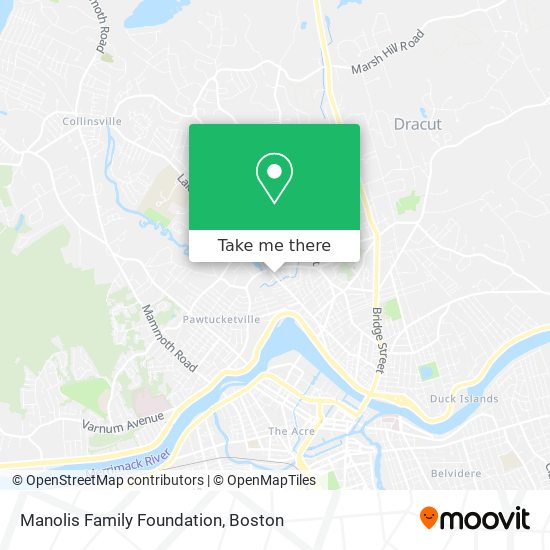 Manolis Family Foundation map