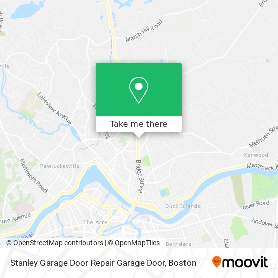 Mapa de Stanley Garage Door Repair Garage Door