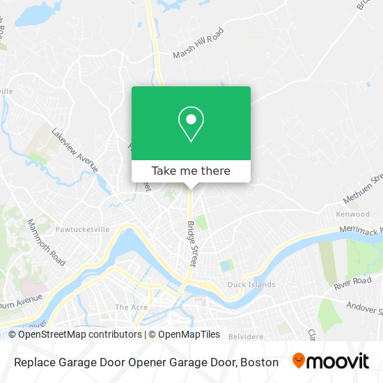 Mapa de Replace Garage Door Opener Garage Door