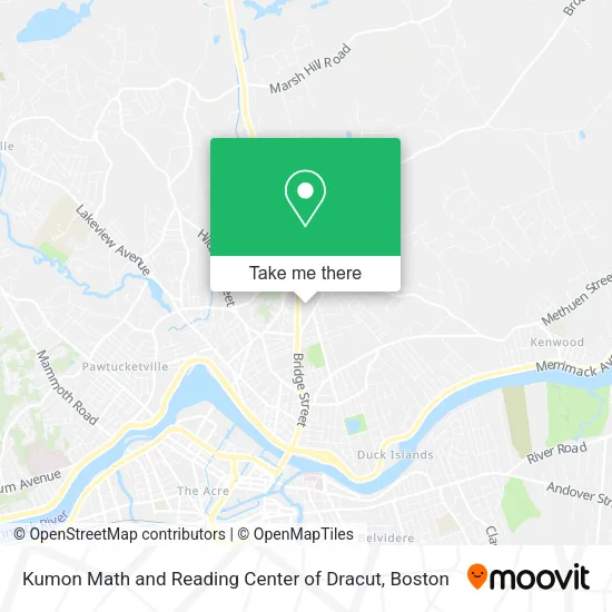 Mapa de Kumon Math and Reading Center of Dracut