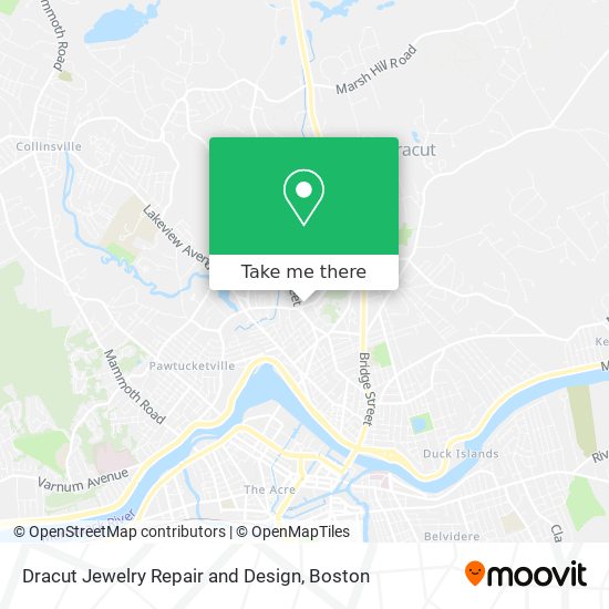 Dracut Jewelry Repair and Design map