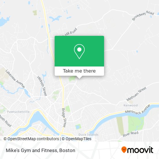 Mike's Gym and Fitness map