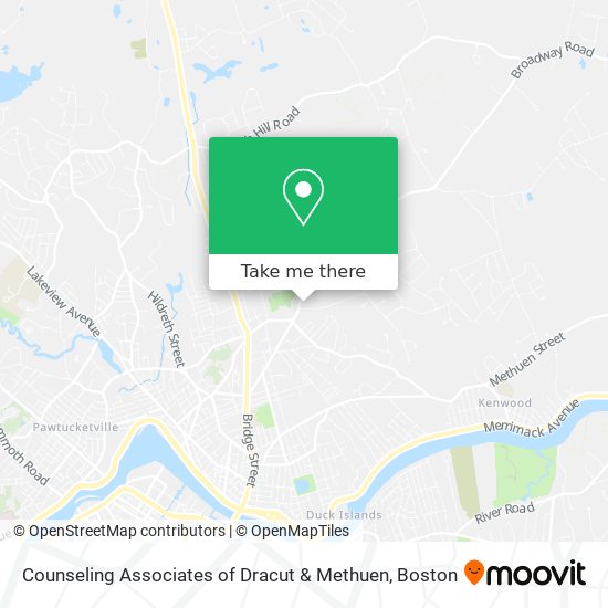 Counseling Associates of Dracut & Methuen map