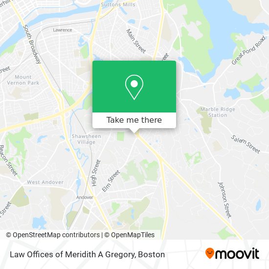 Mapa de Law Offices of Meridith A Gregory