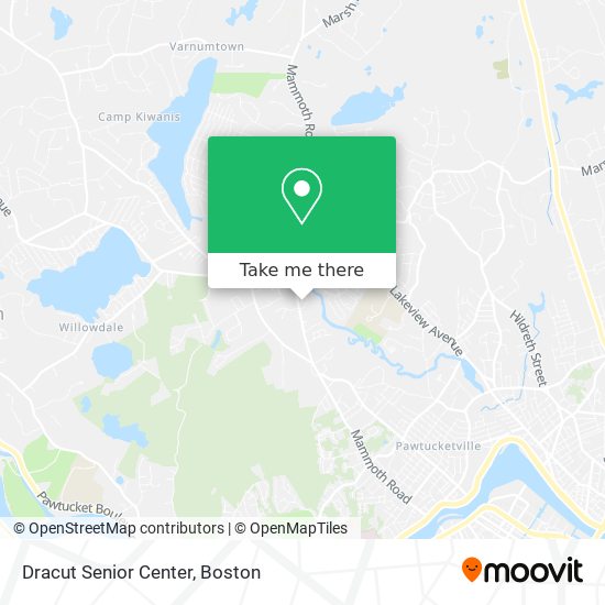 Dracut Senior Center map