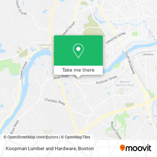 Koopman Lumber and Hardware map