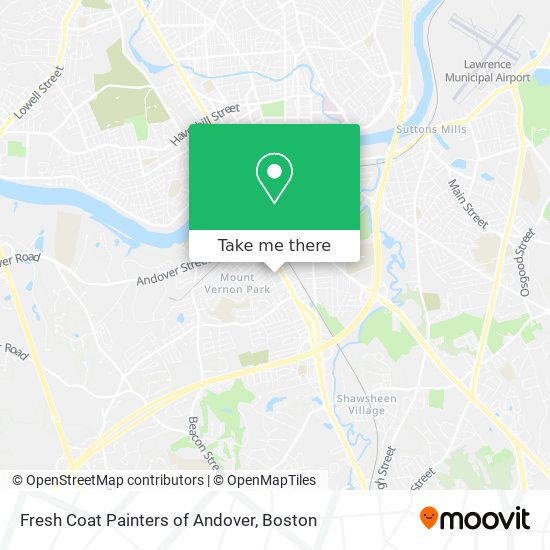 Fresh Coat Painters of Andover map