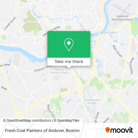 Mapa de Fresh Coat Painters of Andover