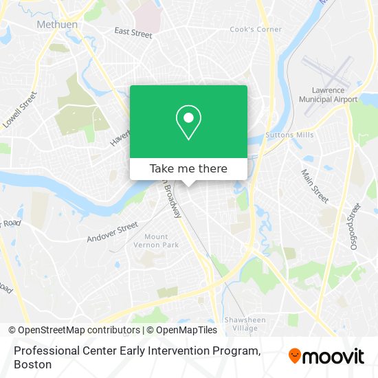 Mapa de Professional Center Early Intervention Program