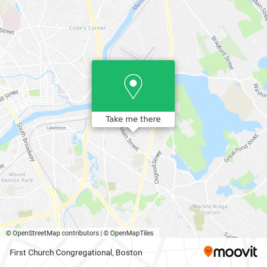 Mapa de First Church Congregational