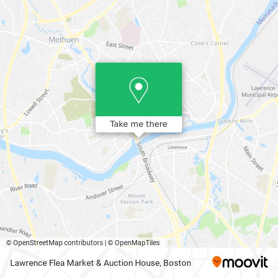 Lawrence Flea Market & Auction House map