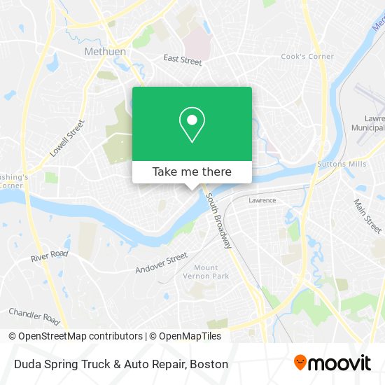 Mapa de Duda Spring Truck & Auto Repair