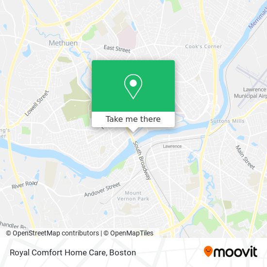 Royal Comfort Home Care map