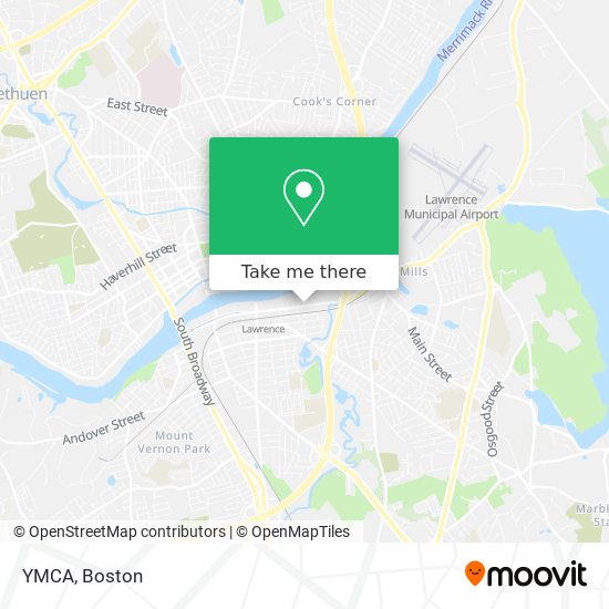 YMCA map