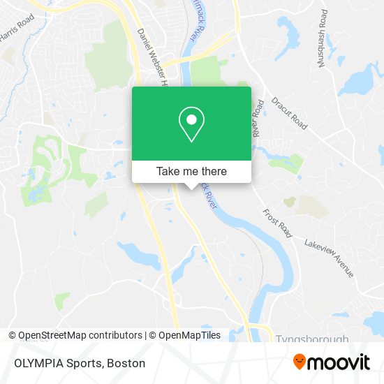 OLYMPIA Sports map