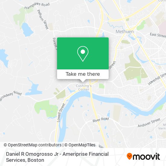 Daniel R Omogrosso Jr - Ameriprise Financial Services map