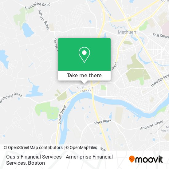 Mapa de Oasis Financial Services - Ameriprise Financial Services