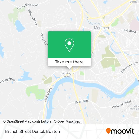 Mapa de Branch Street Dental