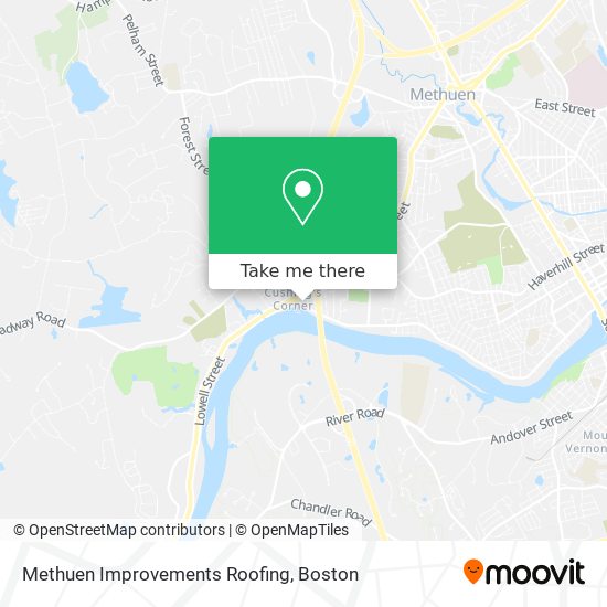 Mapa de Methuen Improvements Roofing