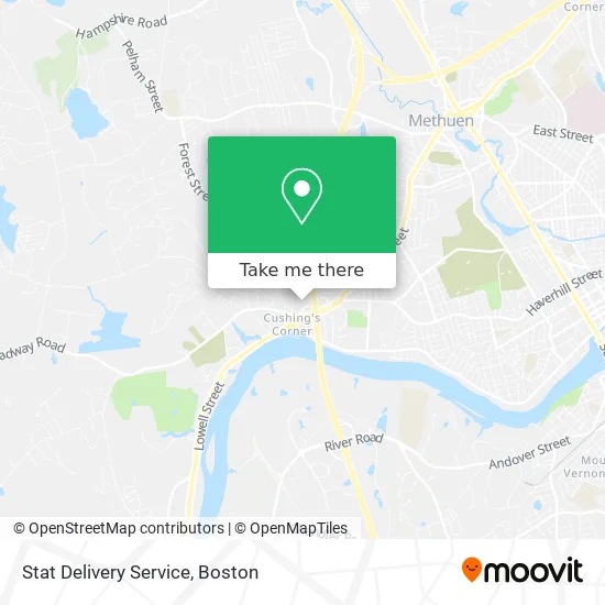 Stat Delivery Service map