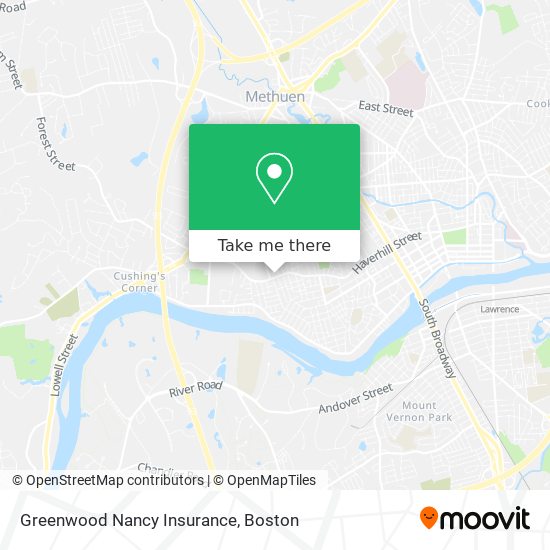 Mapa de Greenwood Nancy Insurance