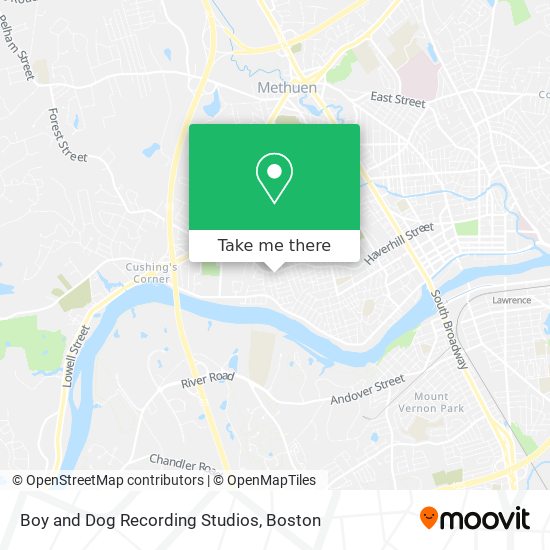 Mapa de Boy and Dog Recording Studios