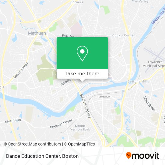 Dance Education Center map