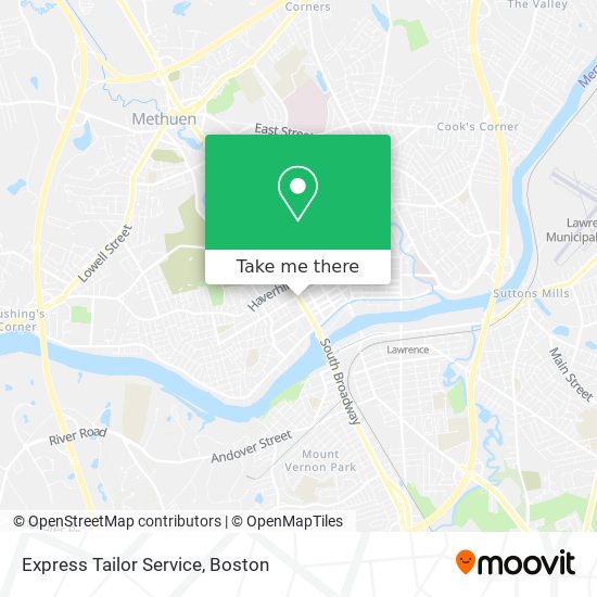 Mapa de Express Tailor Service