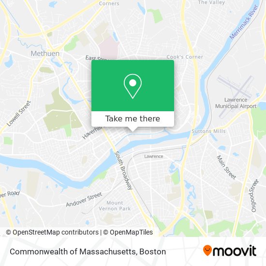 Commonwealth of Massachusetts map