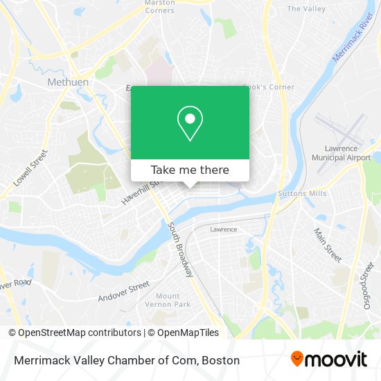 Mapa de Merrimack Valley Chamber of Com
