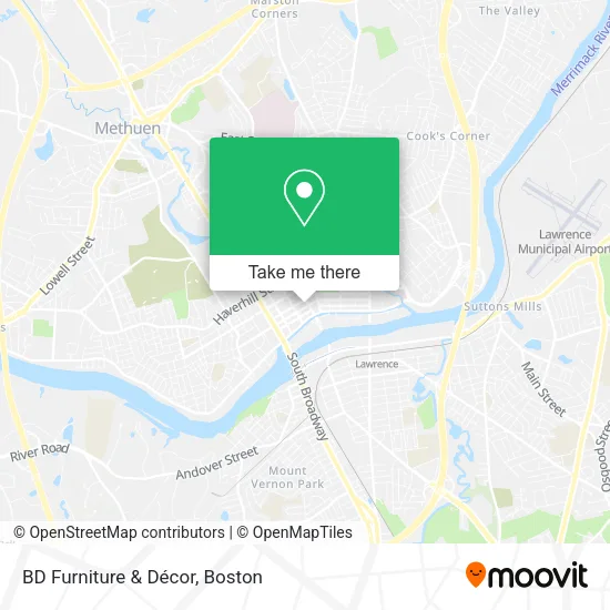 BD Furniture & Décor map