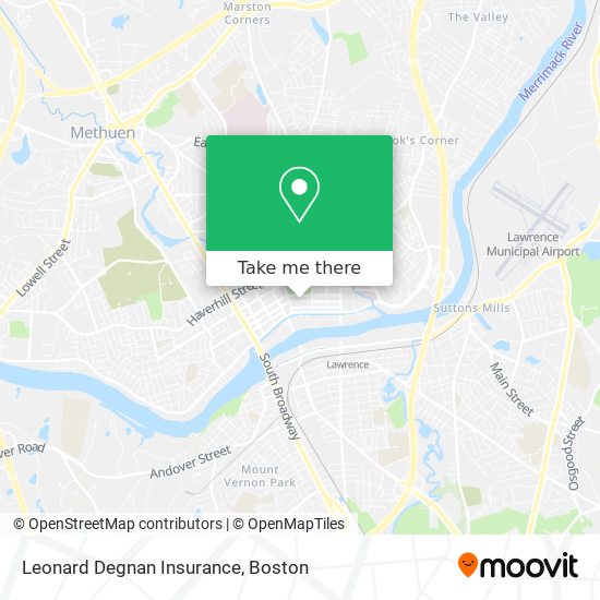 Mapa de Leonard Degnan Insurance