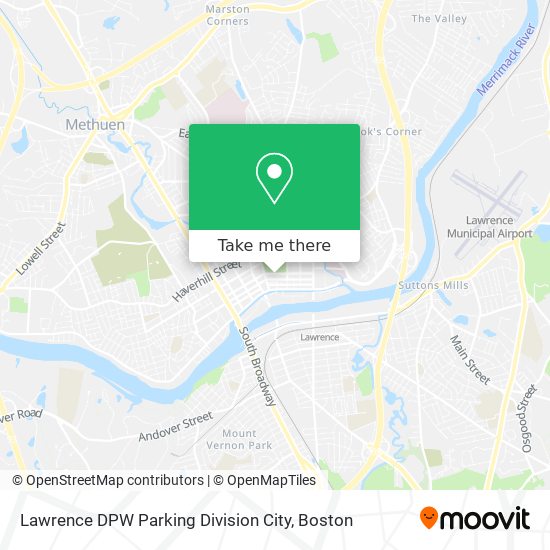 Mapa de Lawrence DPW Parking Division City