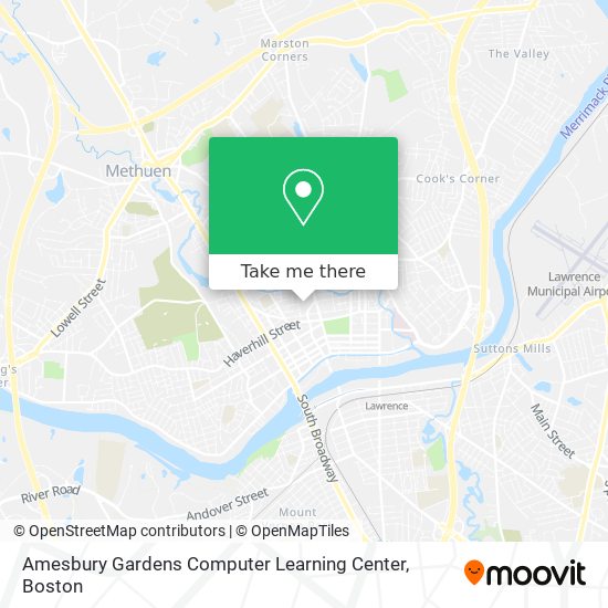 Mapa de Amesbury Gardens Computer Learning Center