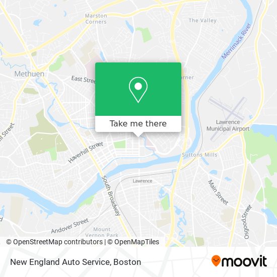 Mapa de New England Auto Service