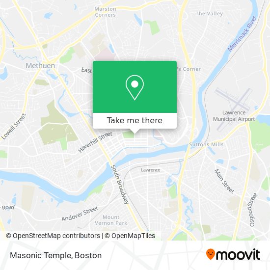 Mapa de Masonic Temple