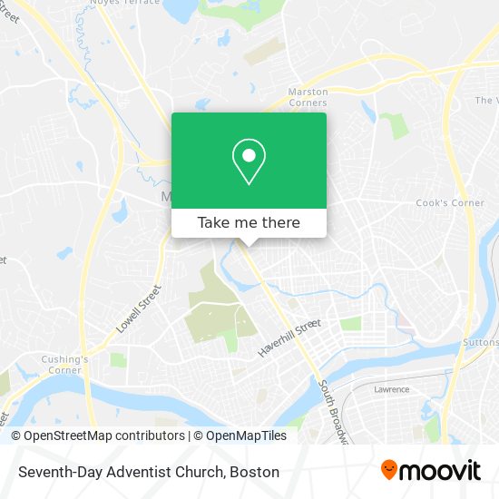 Seventh-Day Adventist Church map