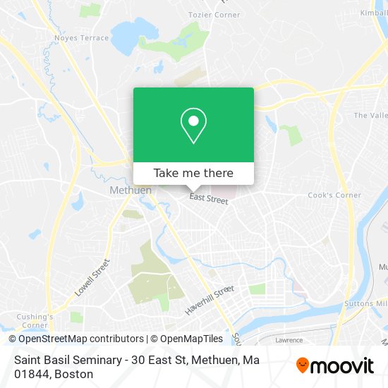 Saint Basil Seminary - 30 East St, Methuen, Ma 01844 map